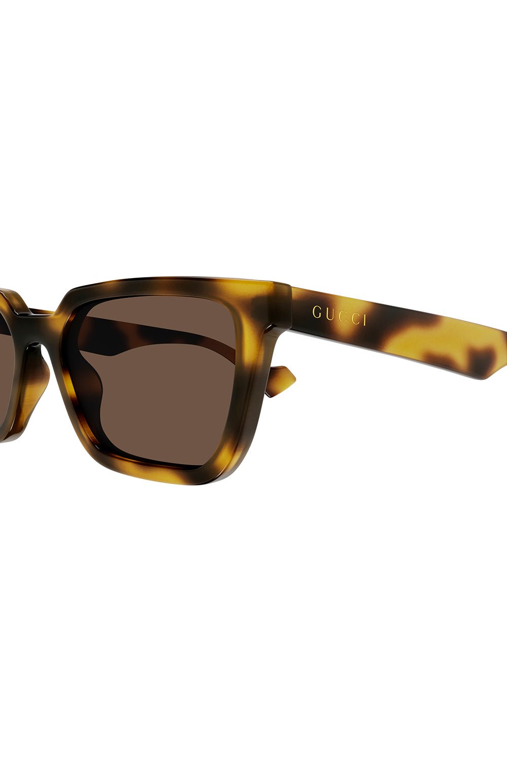GUCCI-Rectangular Frame Sunglasses-HAV/YLW