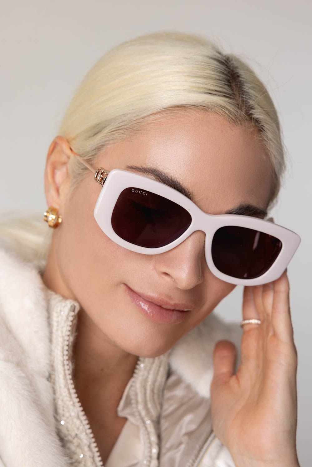 GUCCI-Petite Side Logo Sunglasses-IVRVIOGD