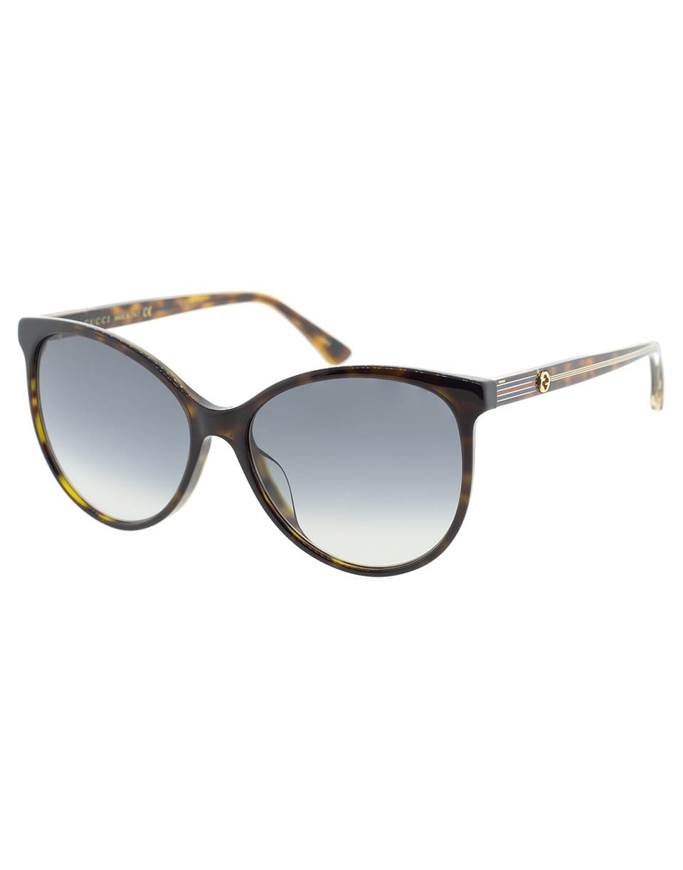GUCCI-Tortoise Cat-Eye Sunglasses-TORT