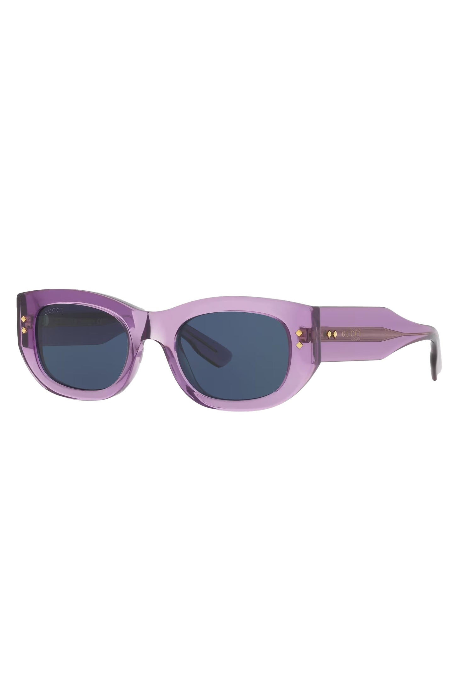 GUCCI-Rectangle Sunglasses-VI/VI/BL