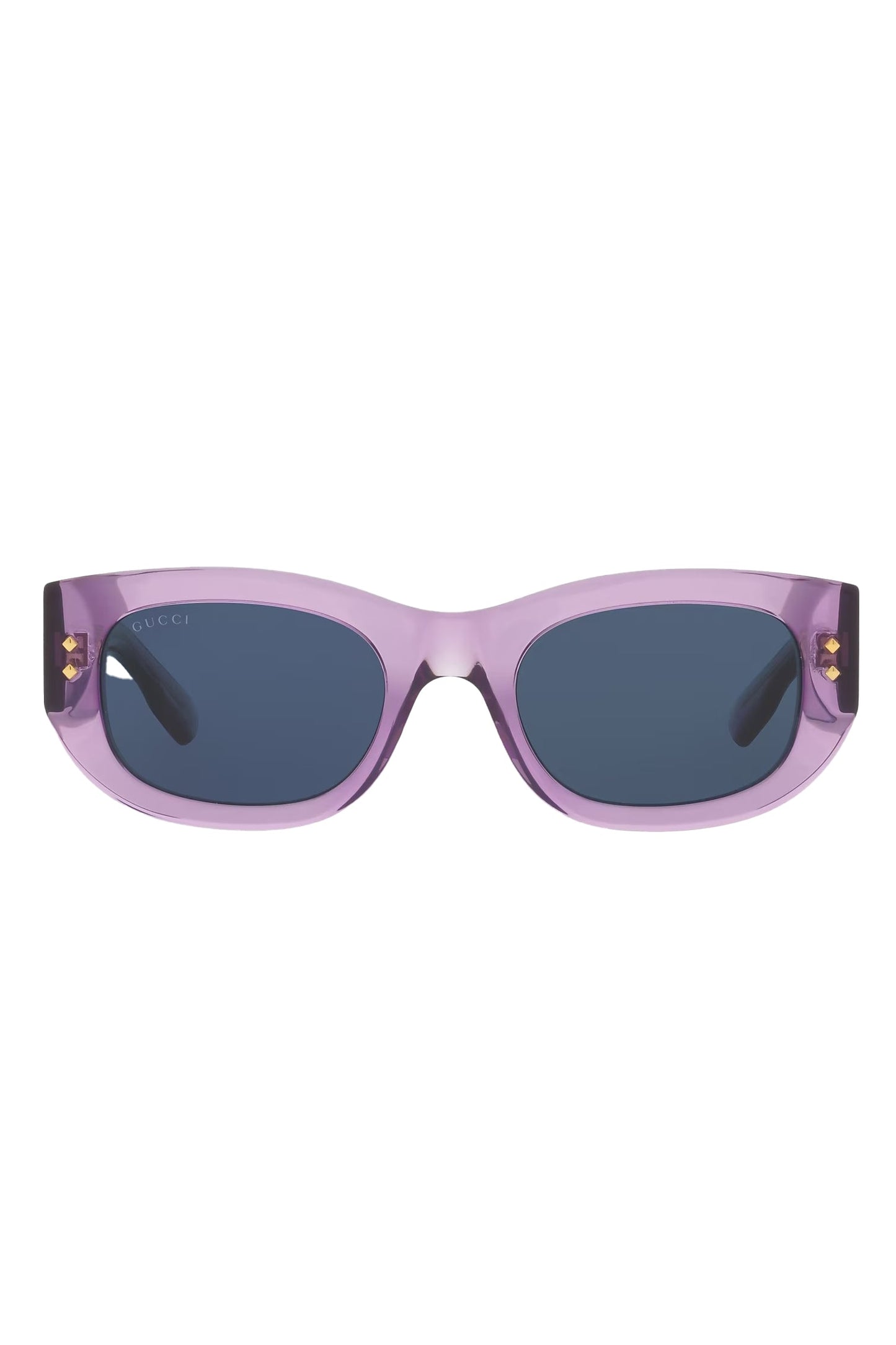 GUCCI-Rectangle Sunglasses-VI/VI/BL