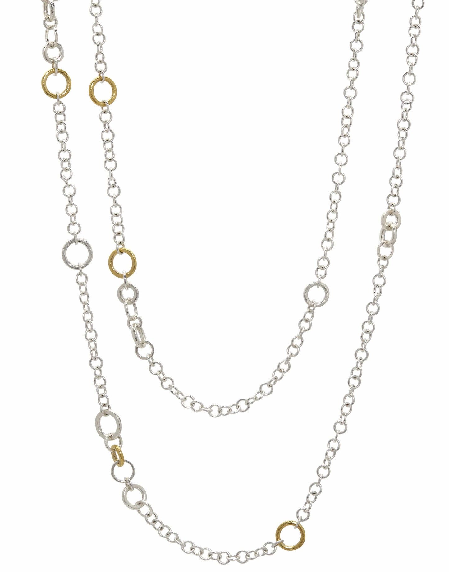 GURHAN-Hoopla Silver Station Necklace-SILVER