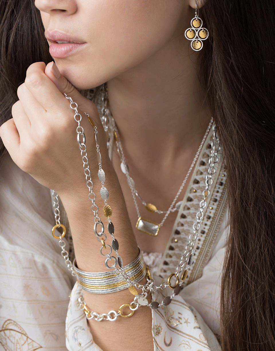 GURHAN-Mango Silver Necklace-SILVER