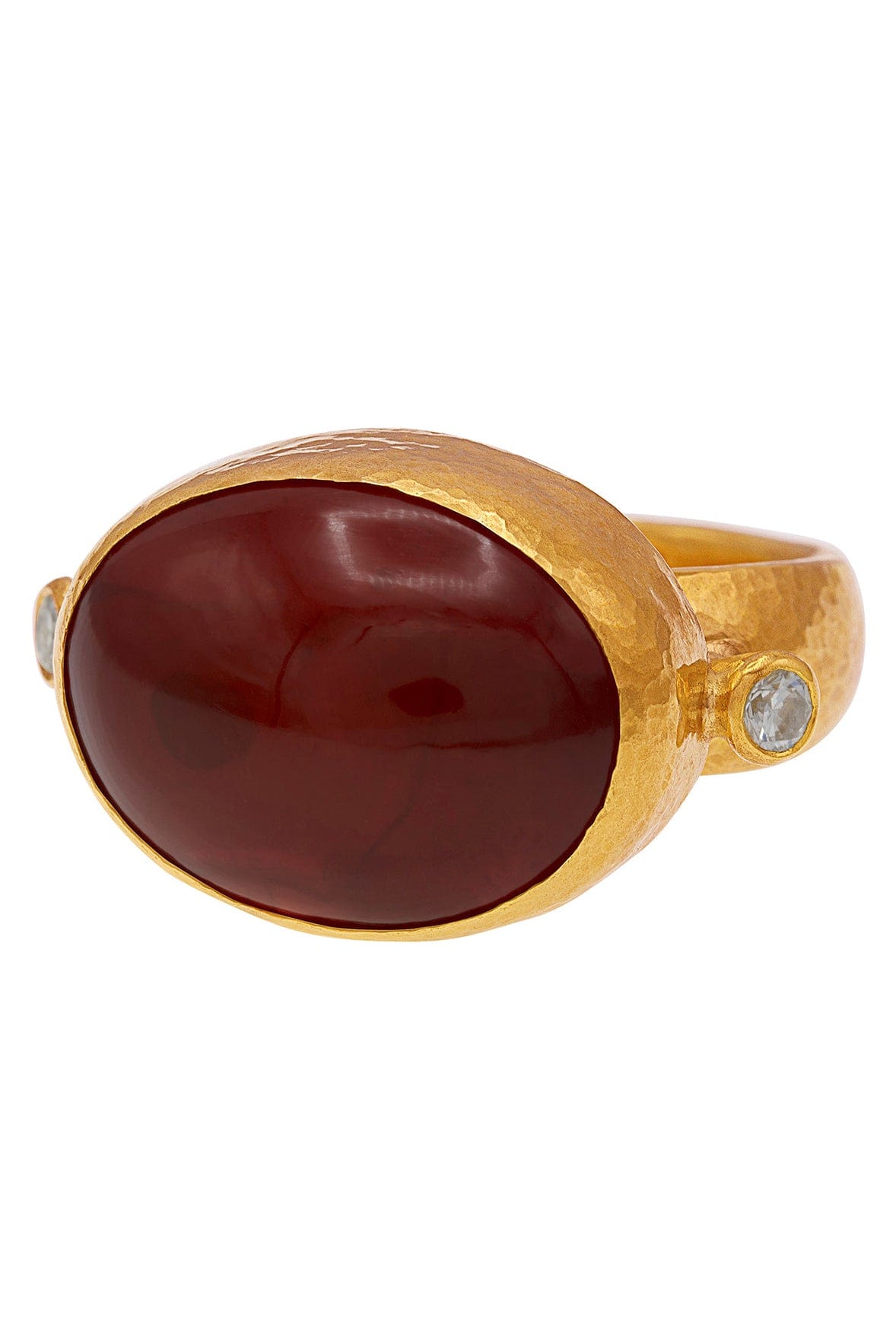 GURHAN-Rune Mexican Opal Ring-YELLOW GOLD