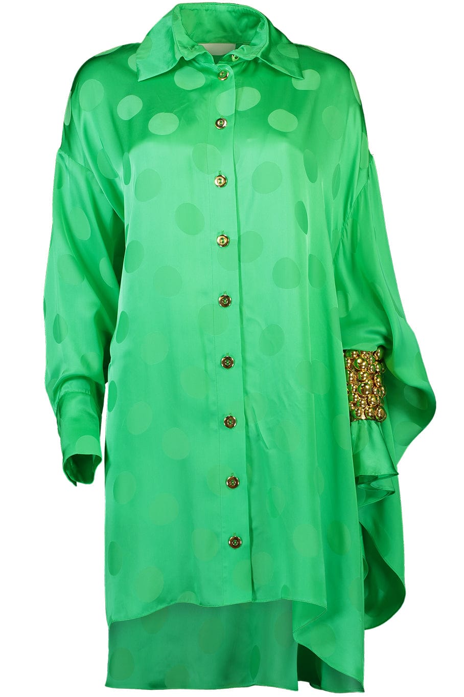 HALPERN-A Symmetric Shirt Dress-