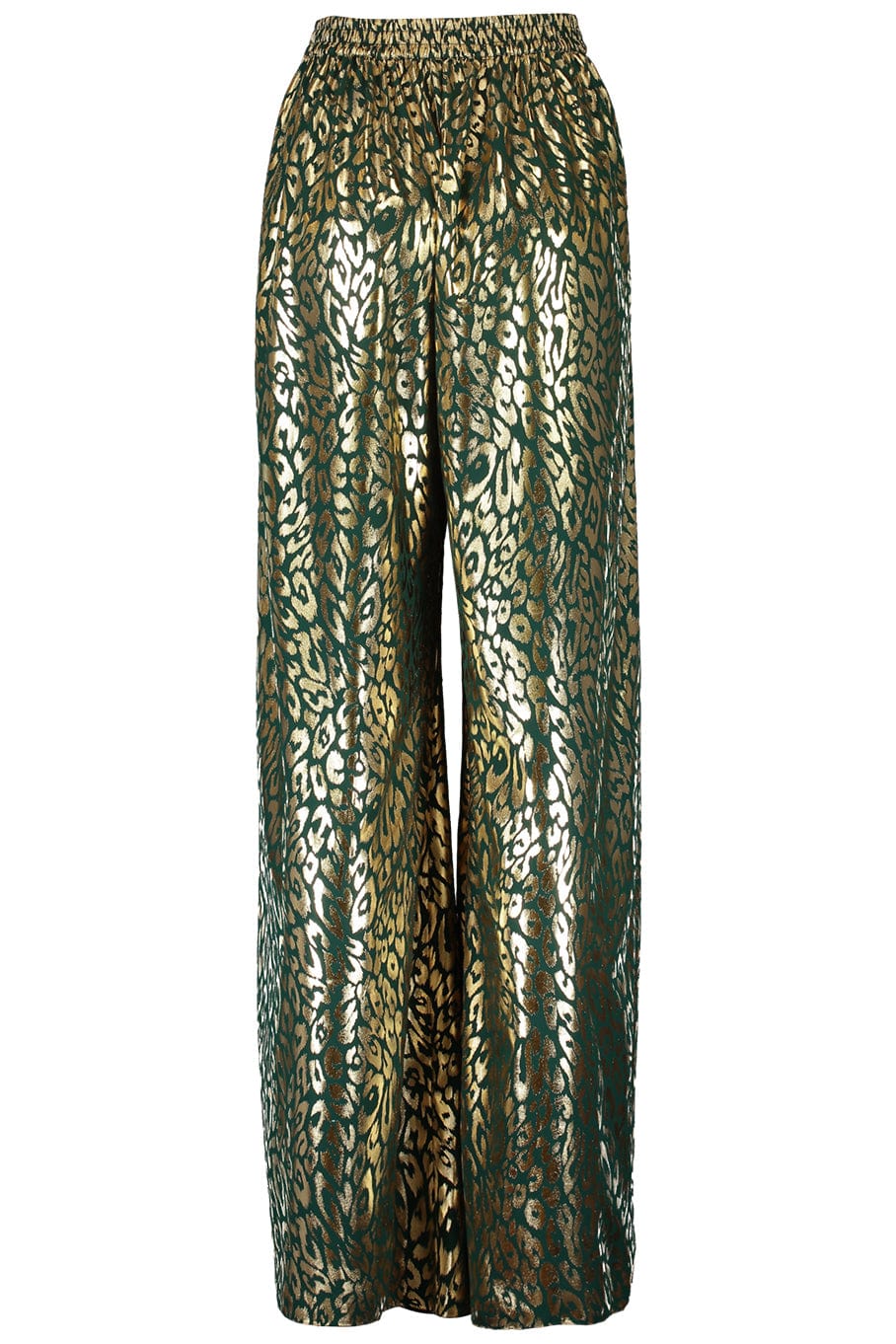 HALPERN-Wide Leg Paneled Trousers-