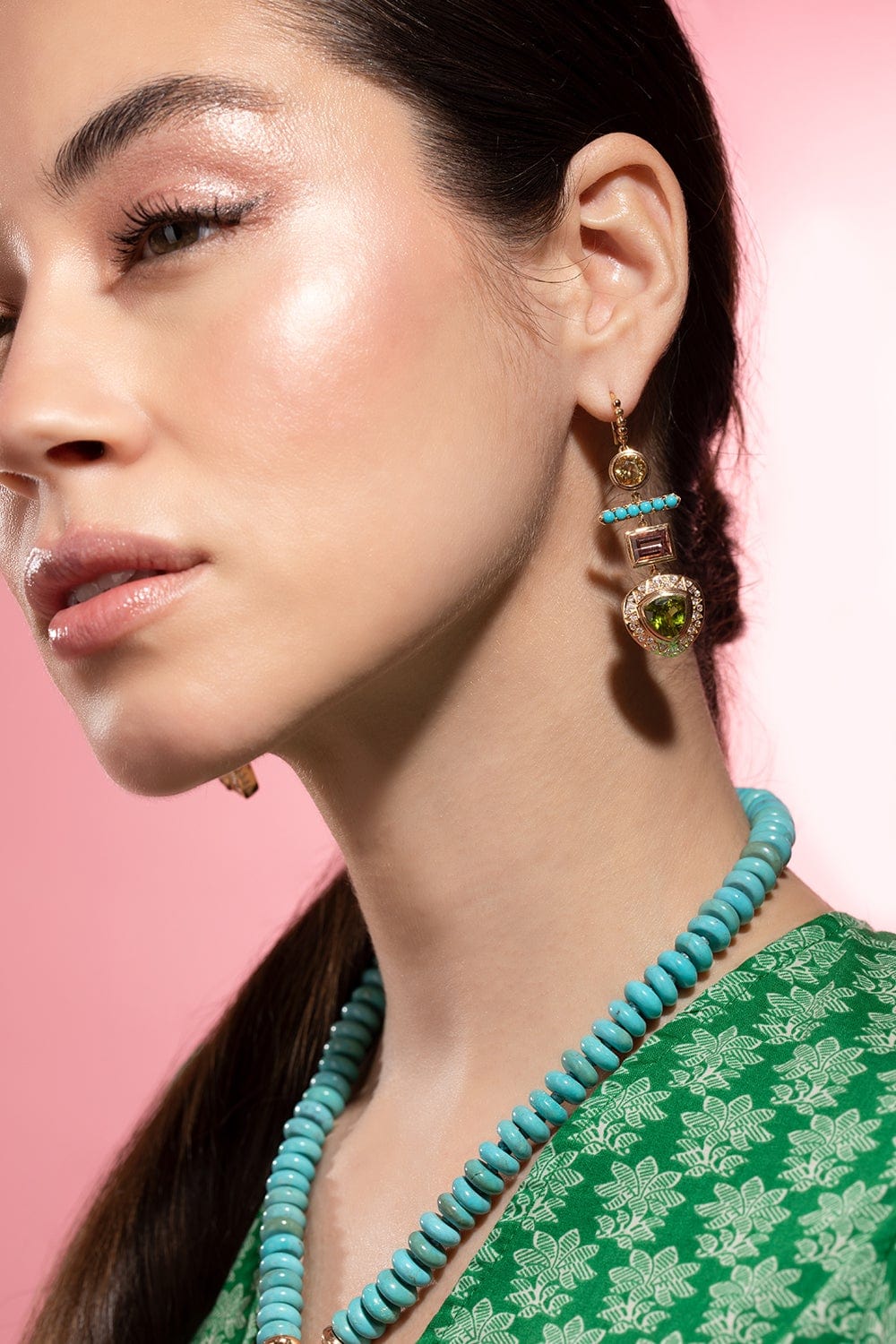 HARWELL GODFREY-Casino Earrings-YELLOW GOLD