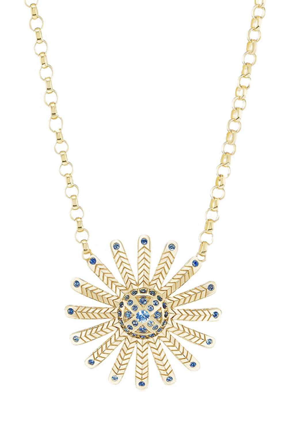 Mini Sunflower Pendant Necklace