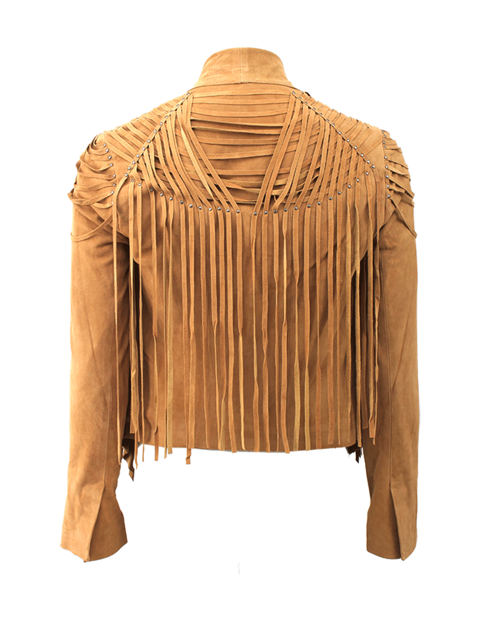 HAUTE HIPPIE-Drape Front Suede Blazer-