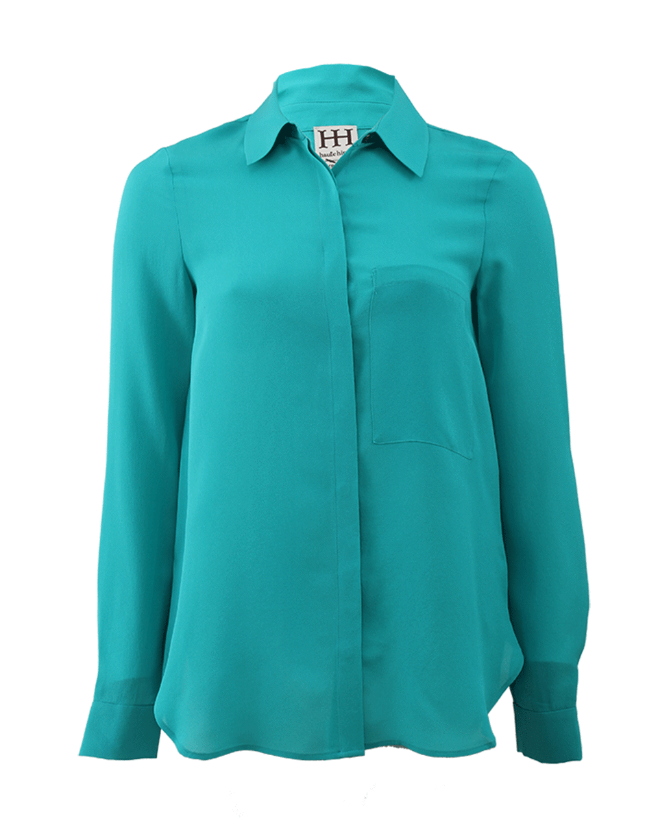 HAUTE HIPPIE-The Husband Blouse-