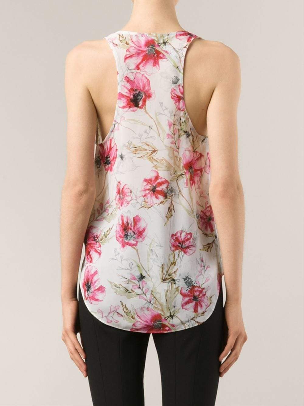 HAUTE HIPPIE-Cowl Neck Racerback-