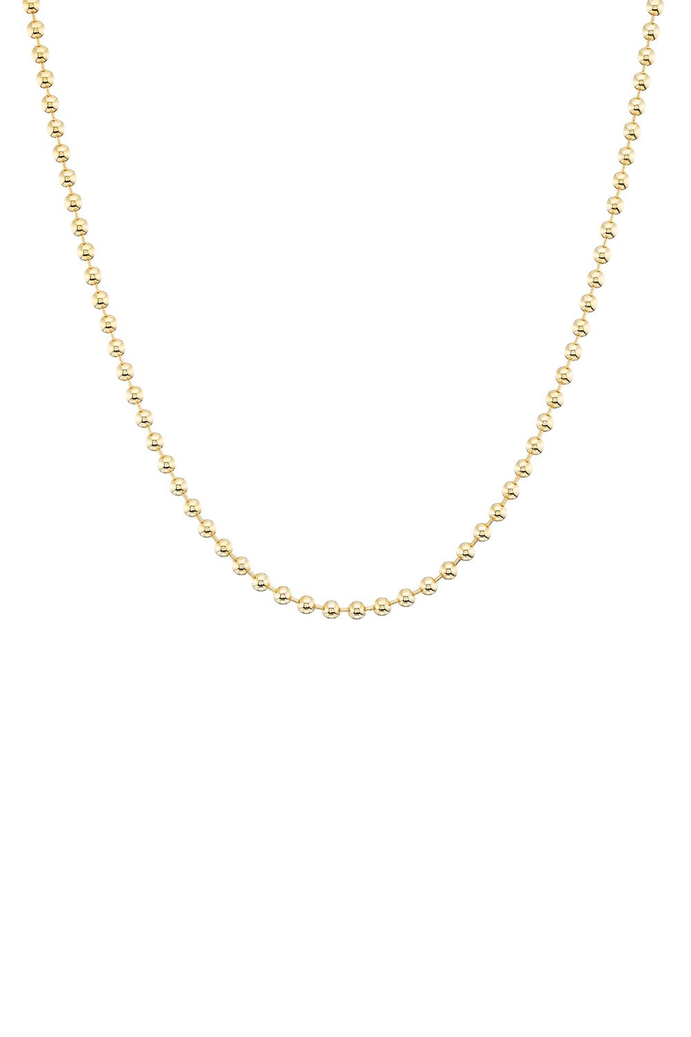 HAVE A HEART X MUSE-Ball Chain Necklace-YELLOW GOLD
