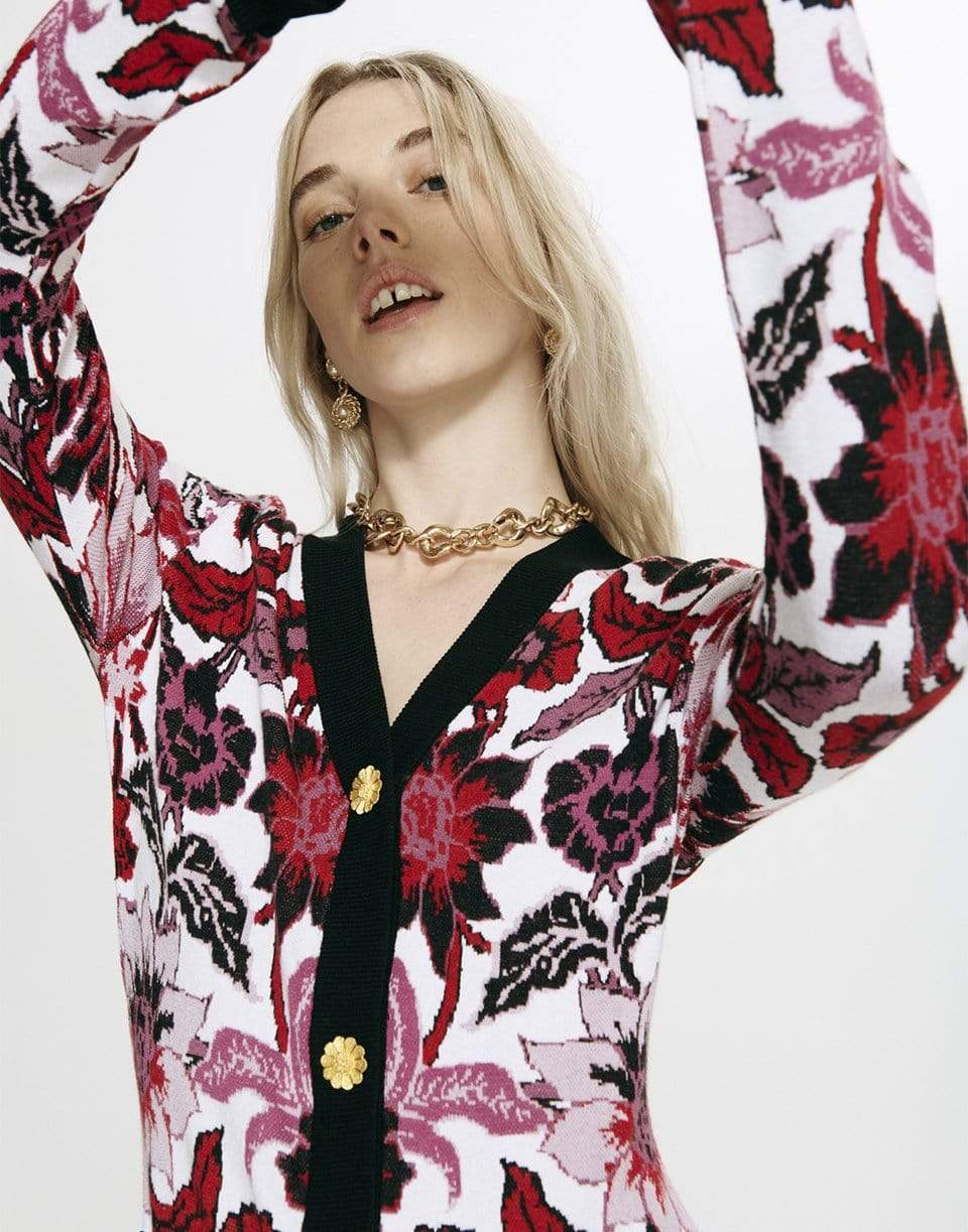 HAYLEY MENZIES-Jacquard Maxi Dress-