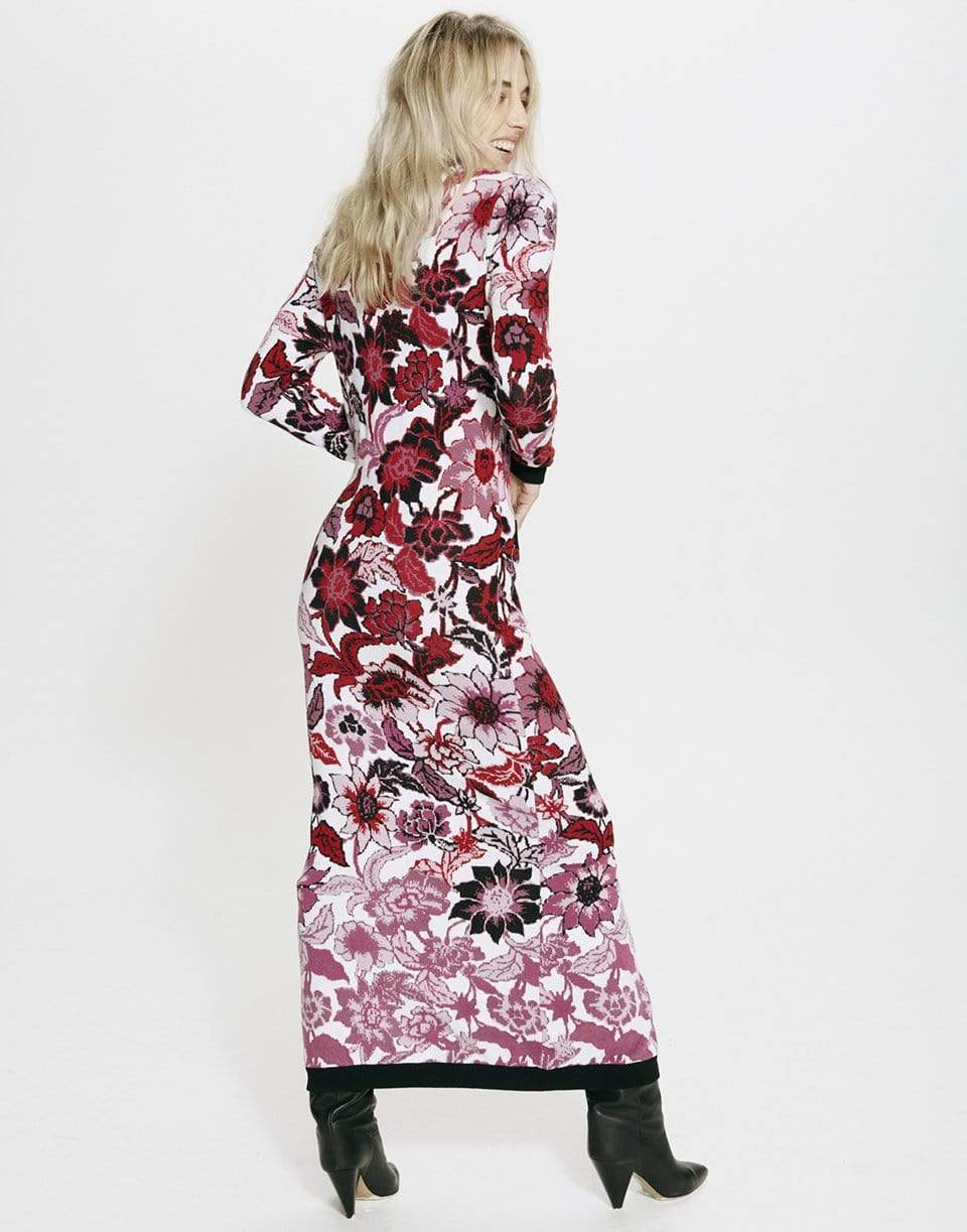 HAYLEY MENZIES-Jacquard Maxi Dress-