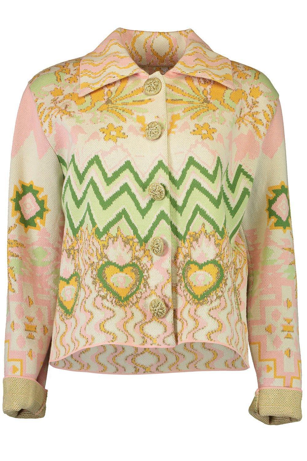 HAYLEY MENZIES-Long Sleeve Collar Jacket-