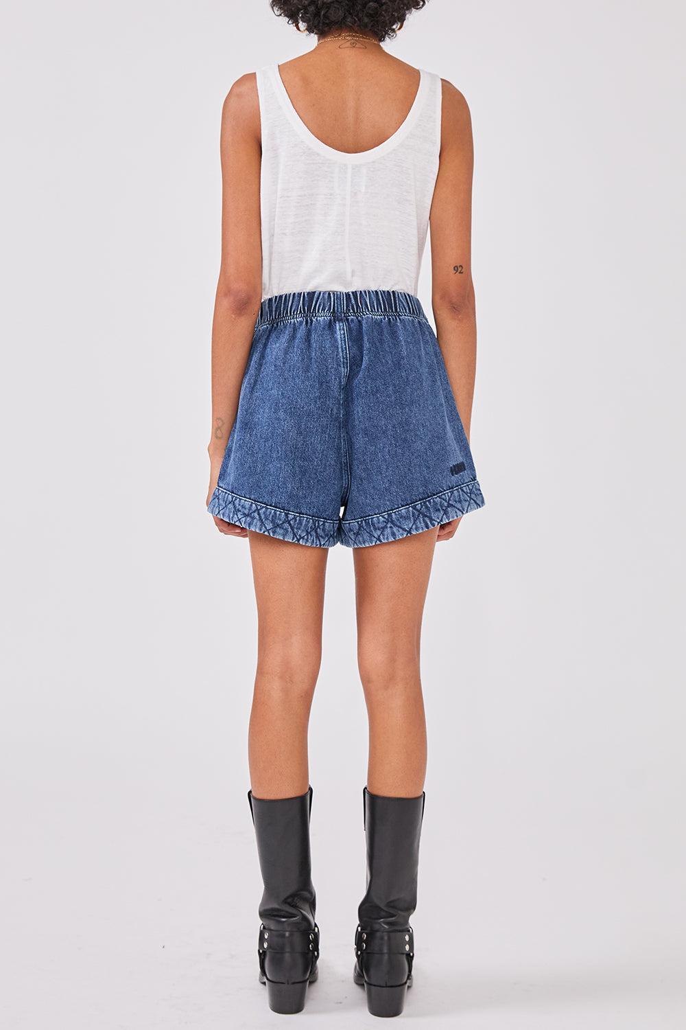 Cyndi Shorts-BLUE-XS-CLOTHINGPANTSHORT-HAYLEY MENZIES