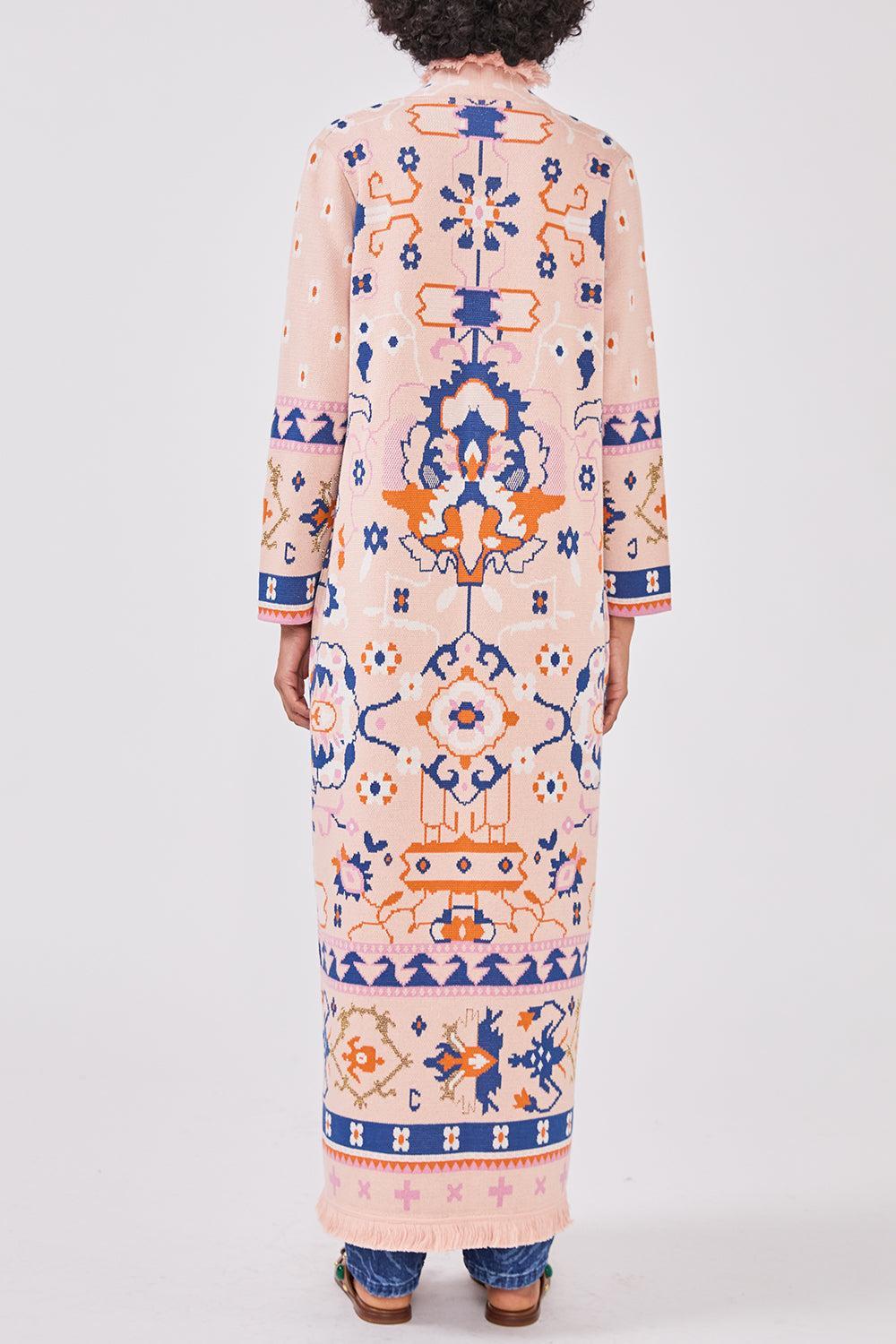 Desert Loom Duster-PINK-XS-CLOTHINGTOPCARDIGAN-HAYLEY MENZIES