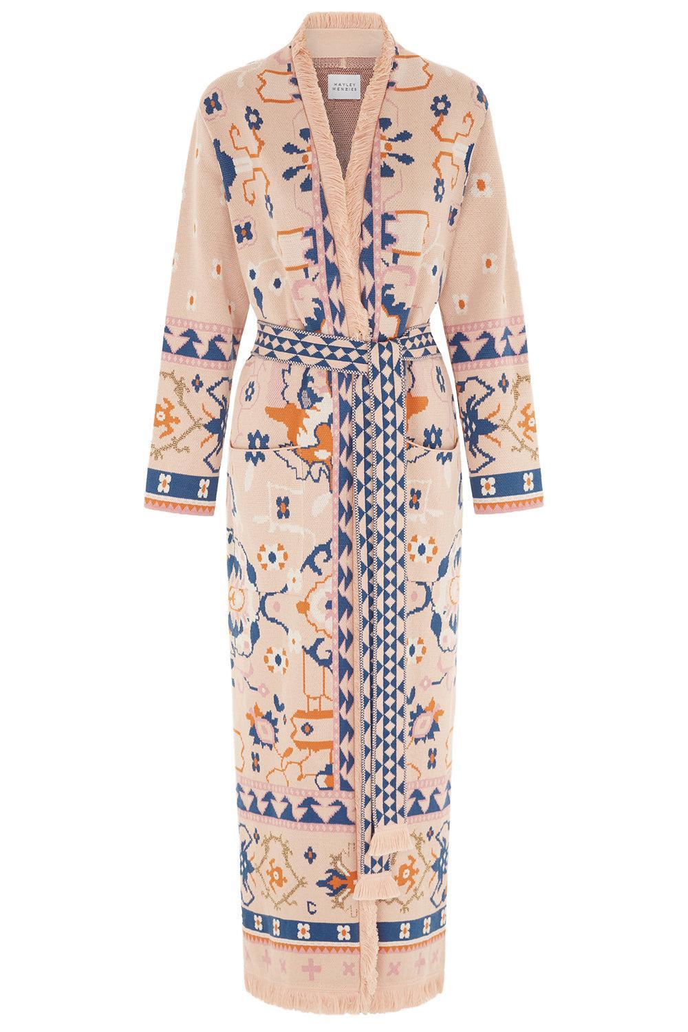 Desert Loom Duster-PINK-XS-CLOTHINGTOPCARDIGAN-HAYLEY MENZIES
