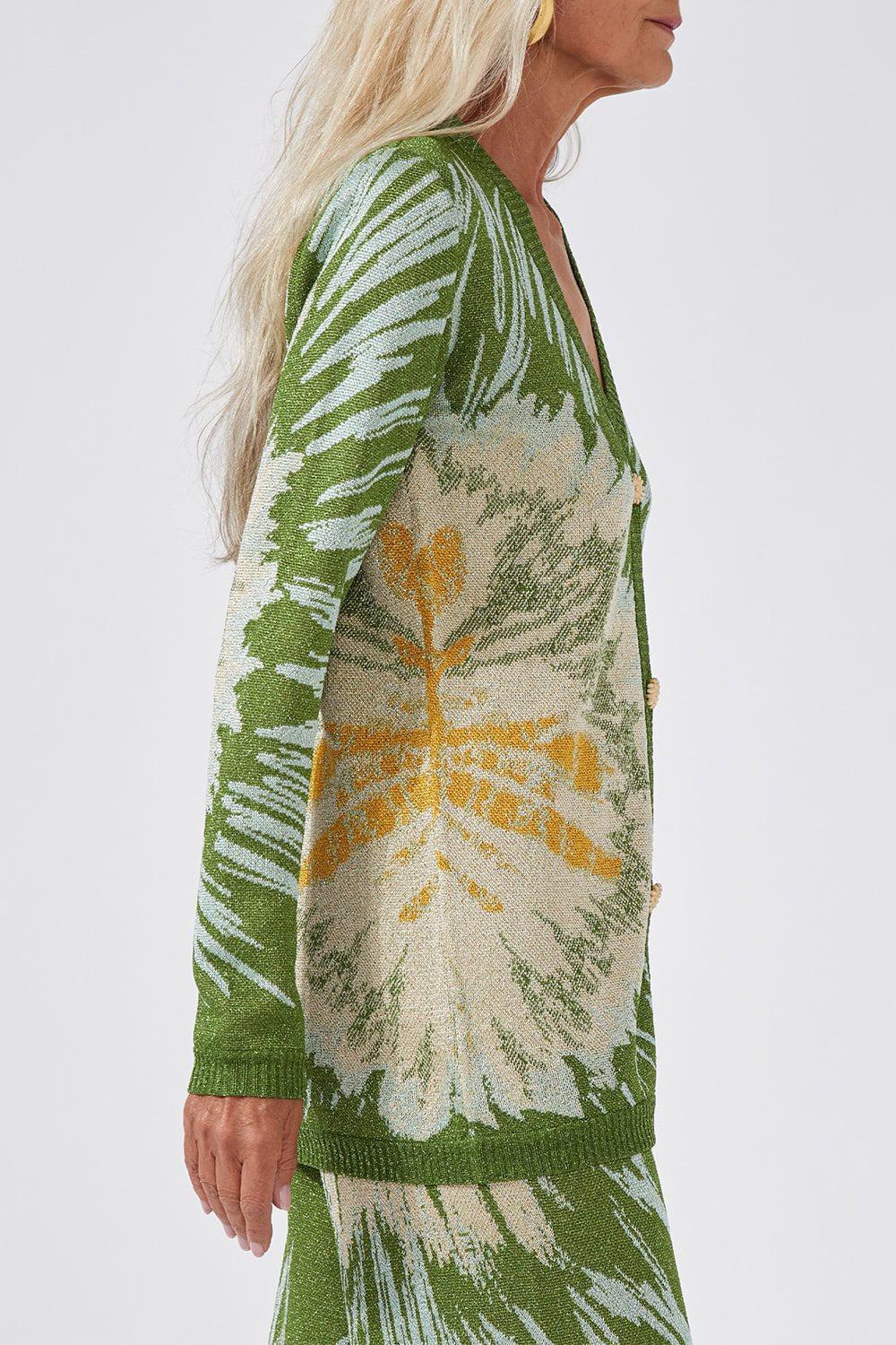 HAYLEY MENZIES-Deep Vneck Midi Cardigan-