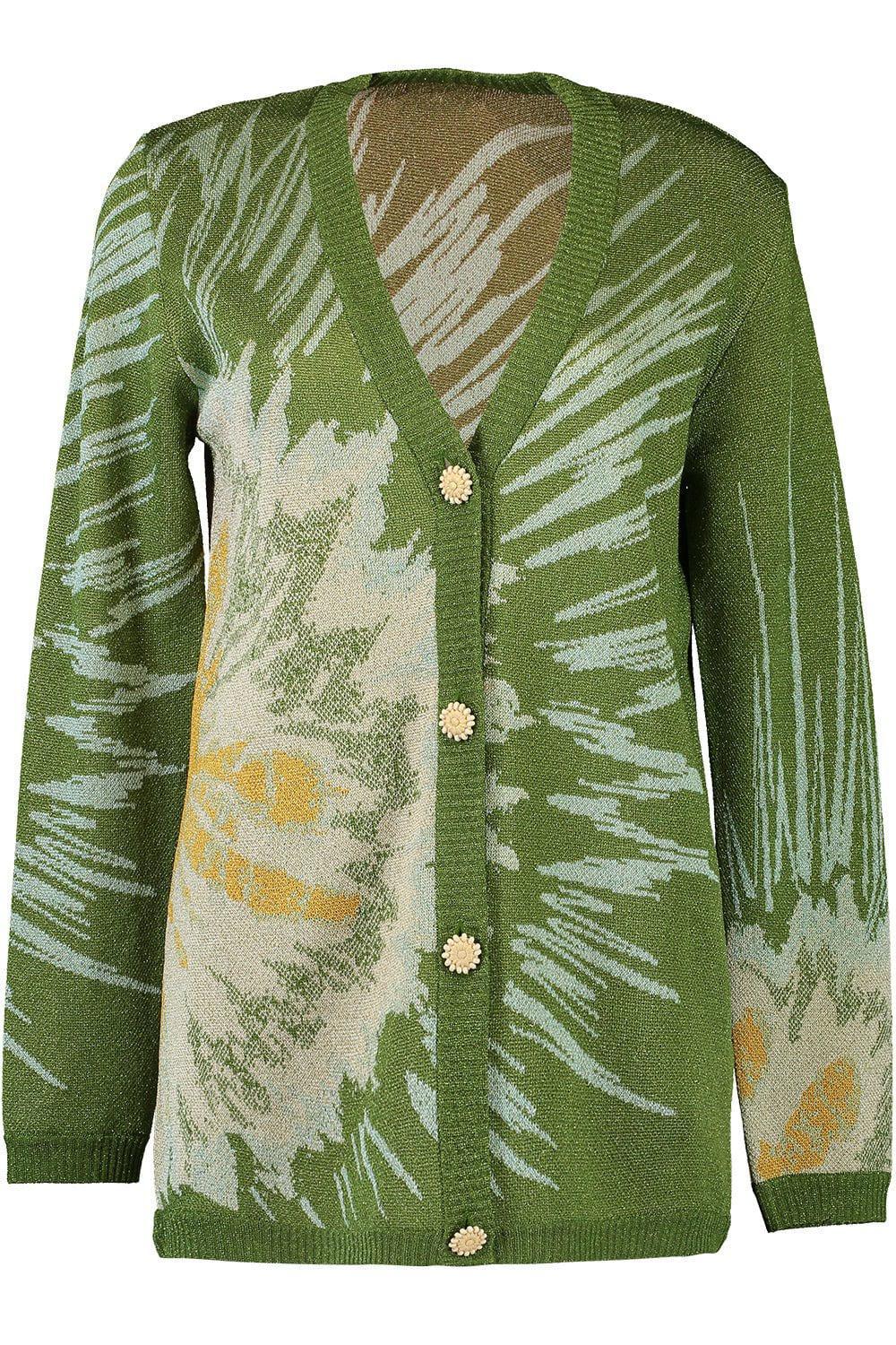 HAYLEY MENZIES-Deep Vneck Midi Cardigan-