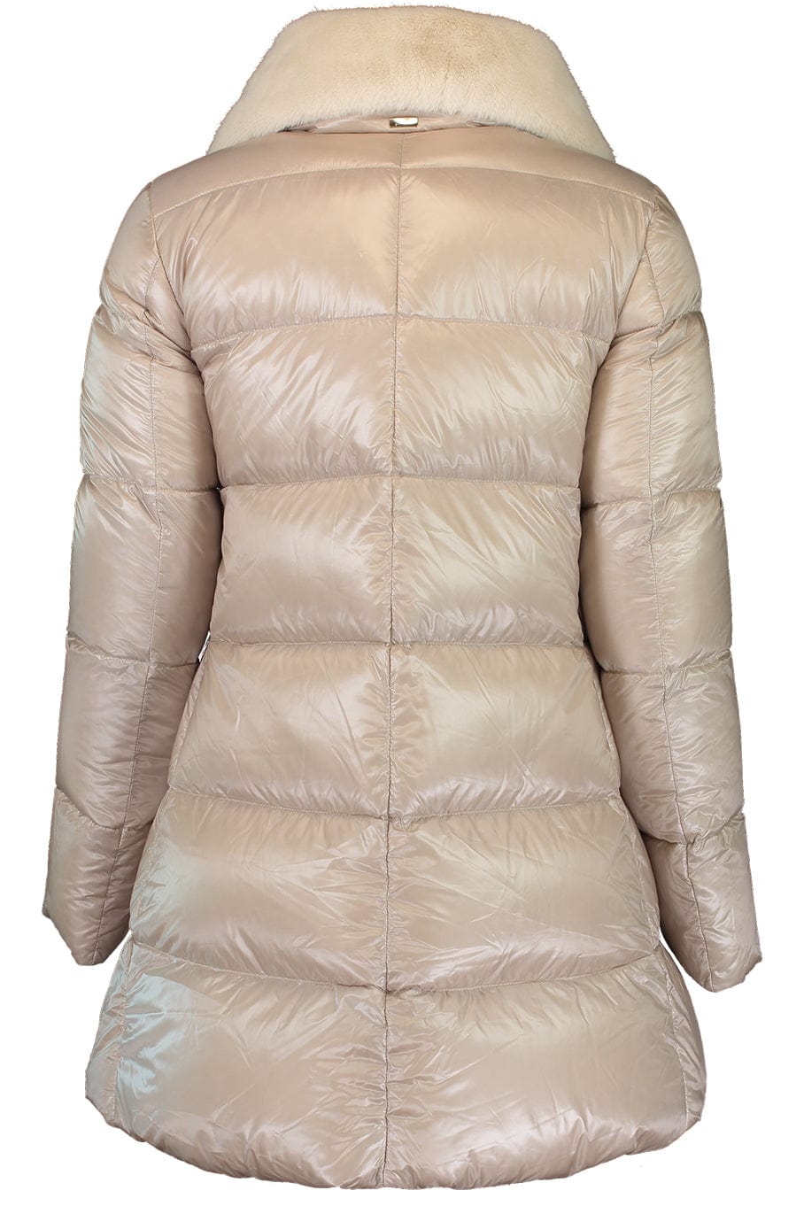HERNO-Velvet Shine Long Sleeve Cape-