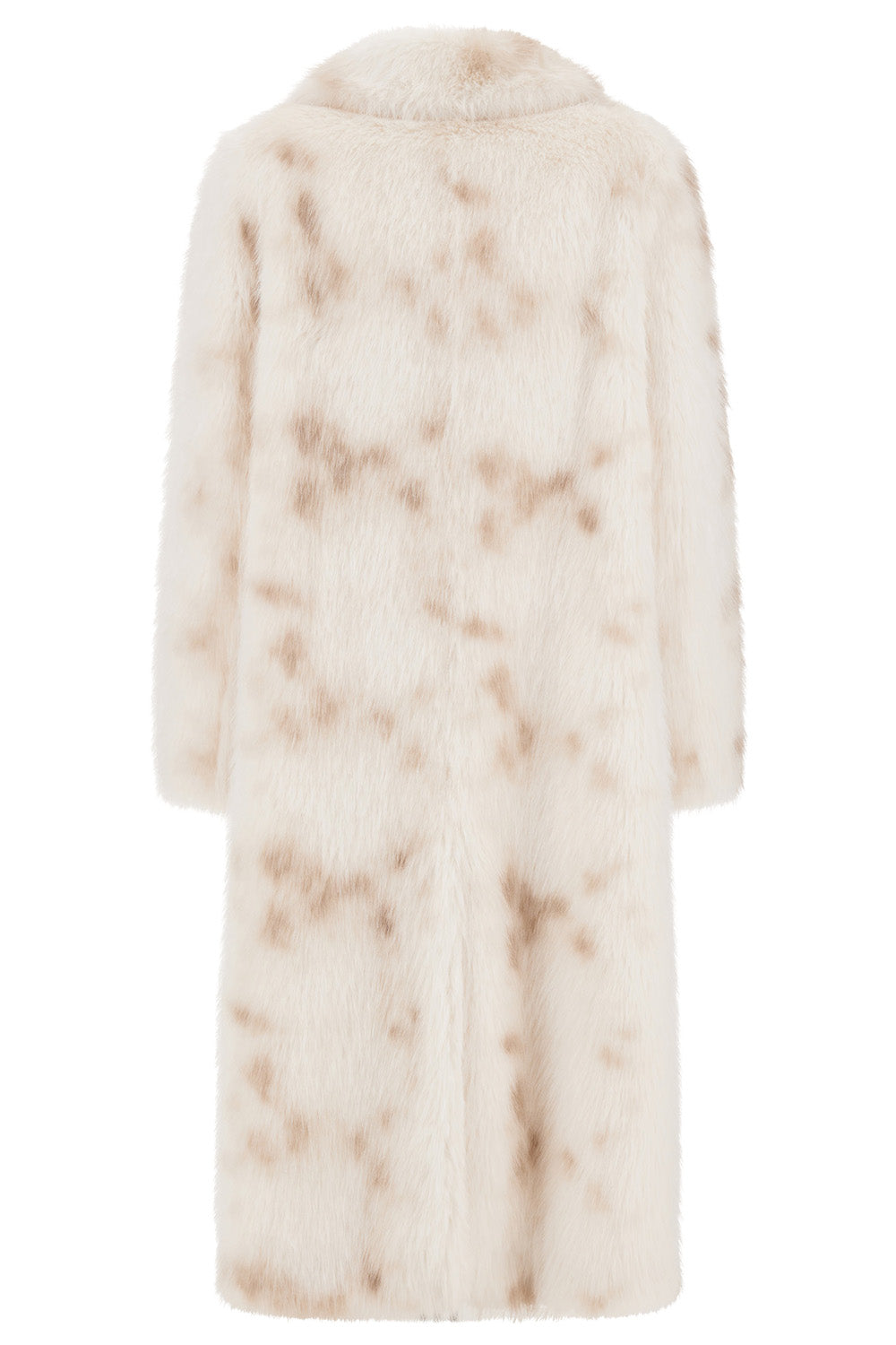 Faux Lynx Fur Long Coat