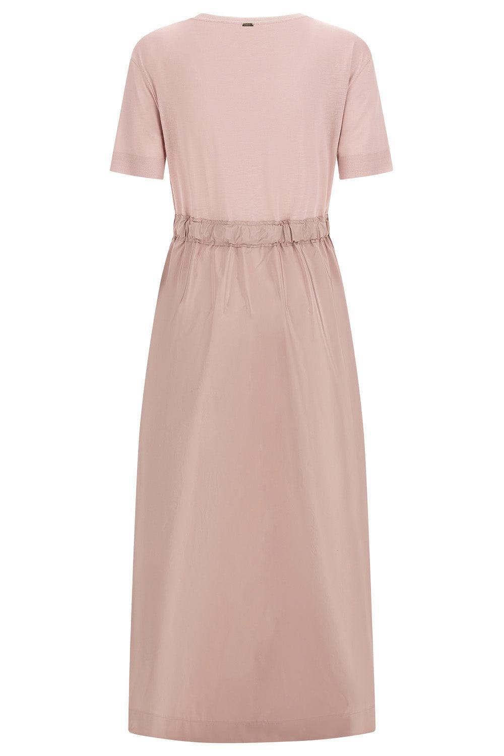 Short Sleeve Glam Dress-PINK-38-CLOTHINGDRESSCASUAL-HERNO
