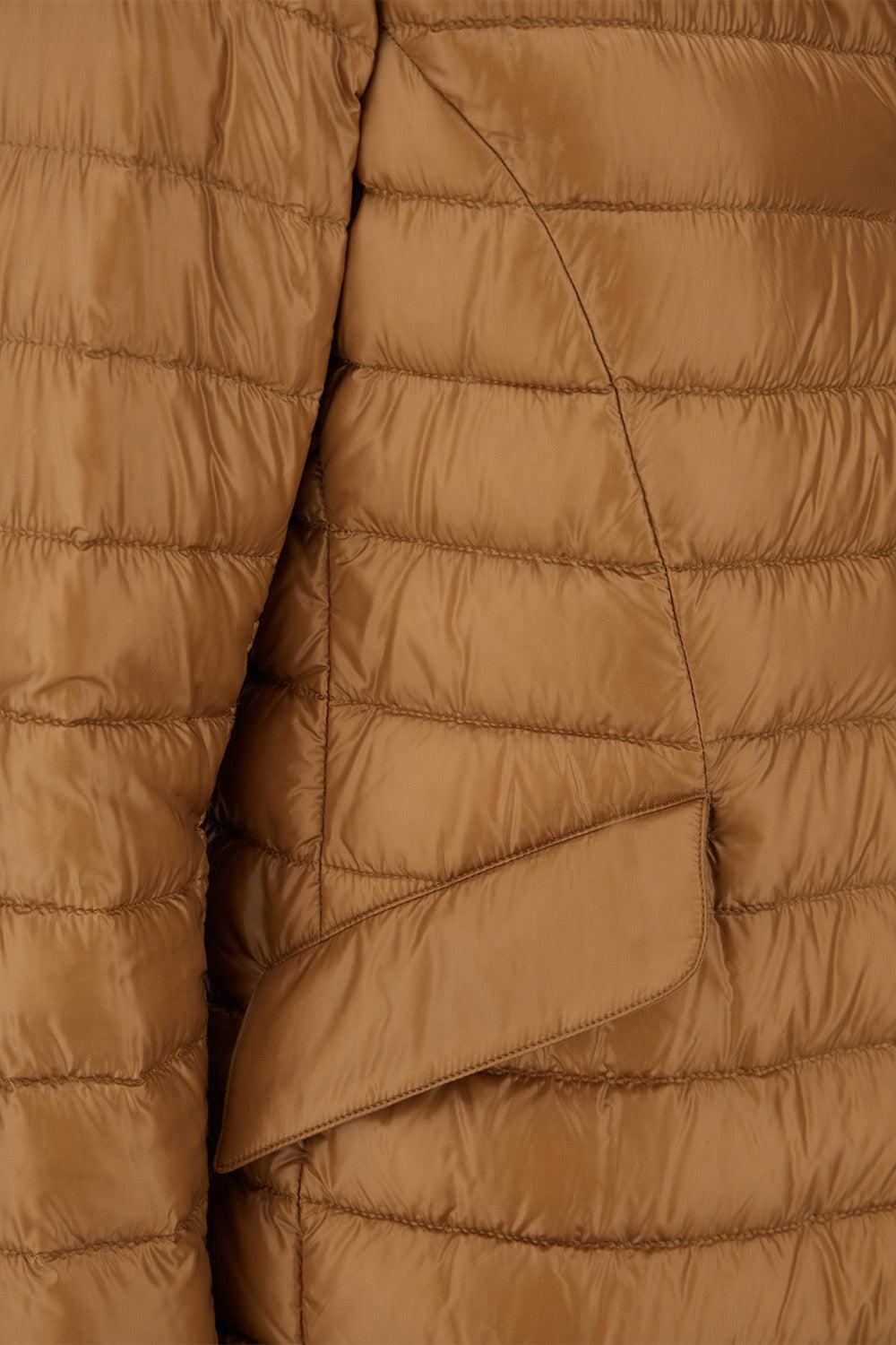 Nylon Quilt Fitted Blazer-CAMMELLO-38-CLOTHINGJACKETBLAZERS-HERNO