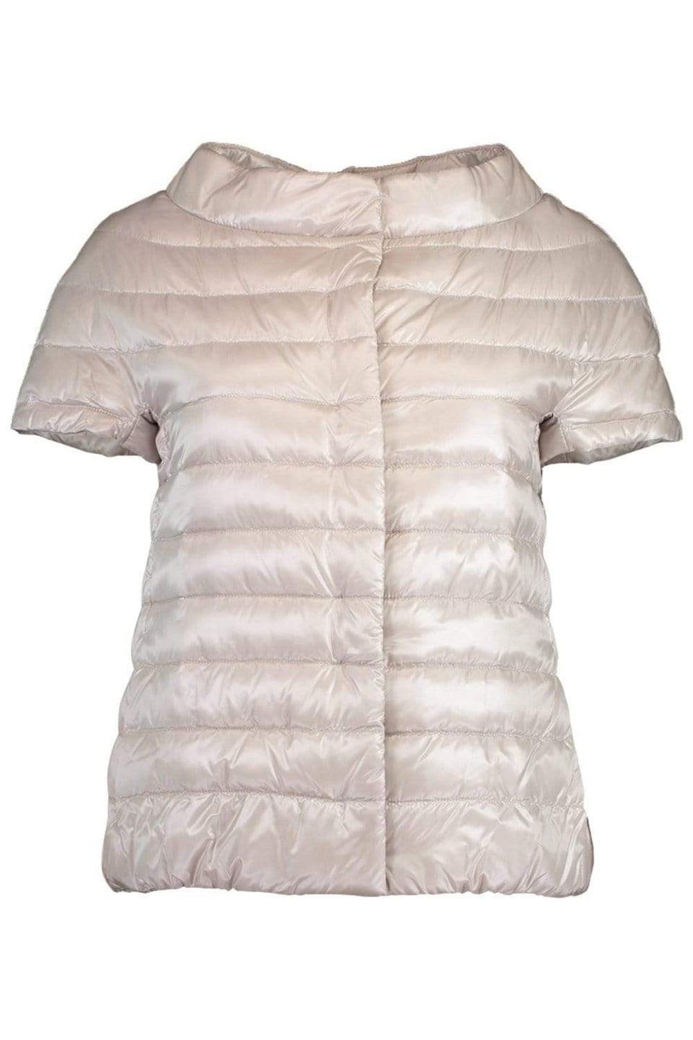 HERNO-Emilia Cap Sleeve Vest - Accaiaio-