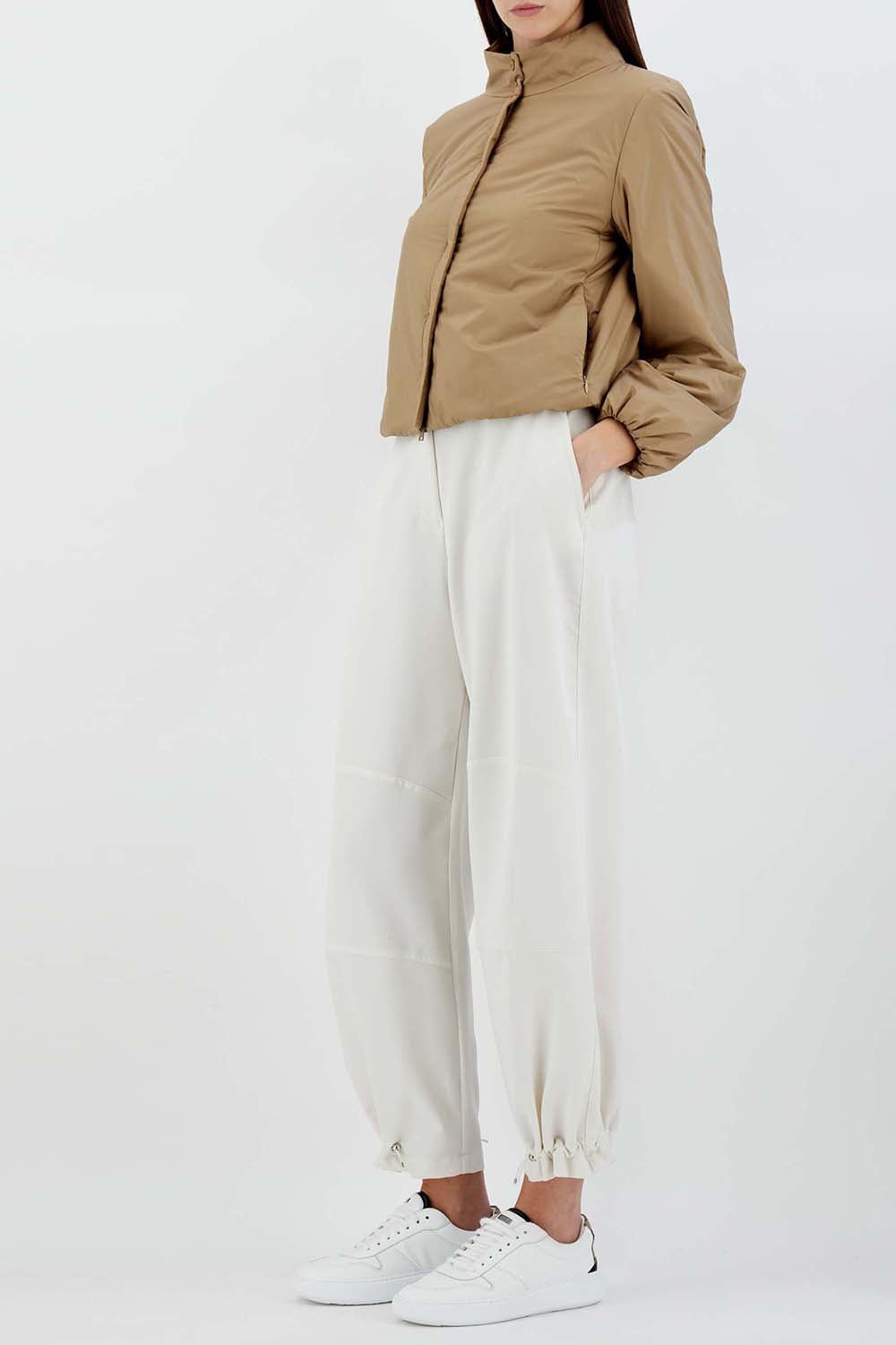 HERNO-Zip Up Bomber Jacket-