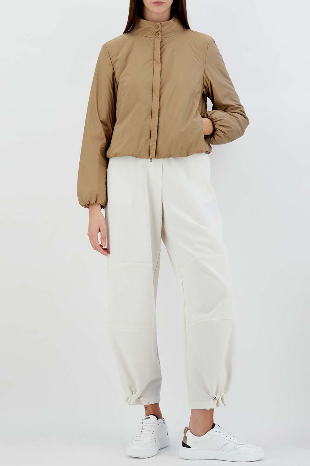 HERNO-Zip Up Bomber Jacket-