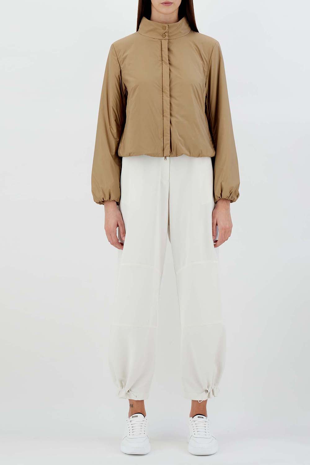HERNO-Zip Up Bomber Jacket-