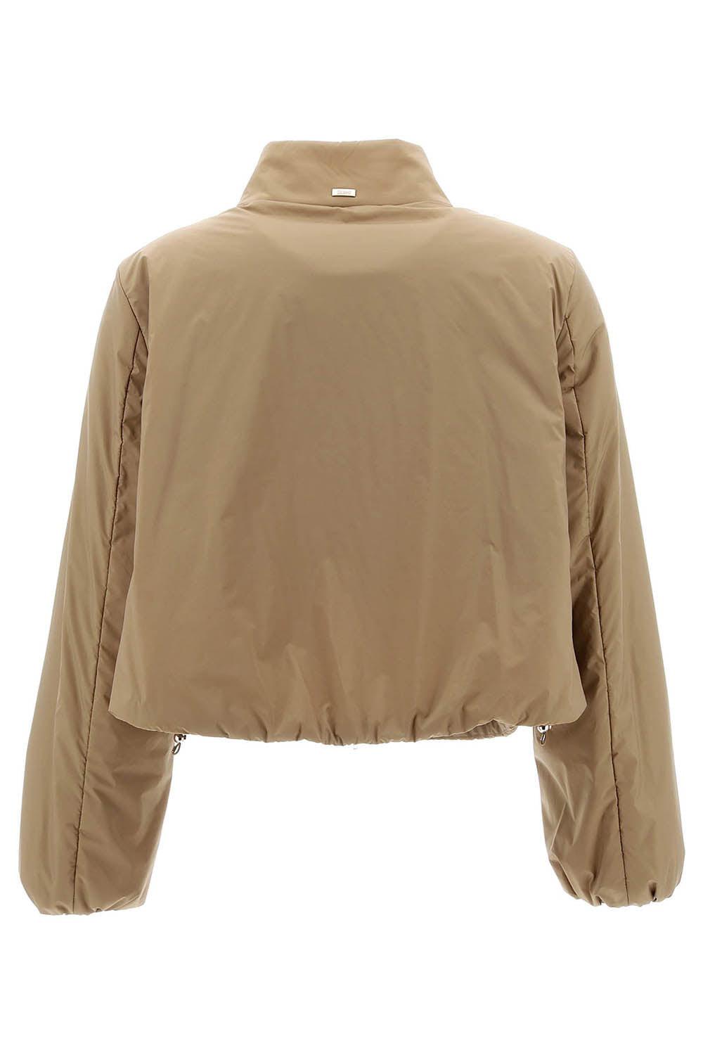HERNO-Zip Up Bomber Jacket-
