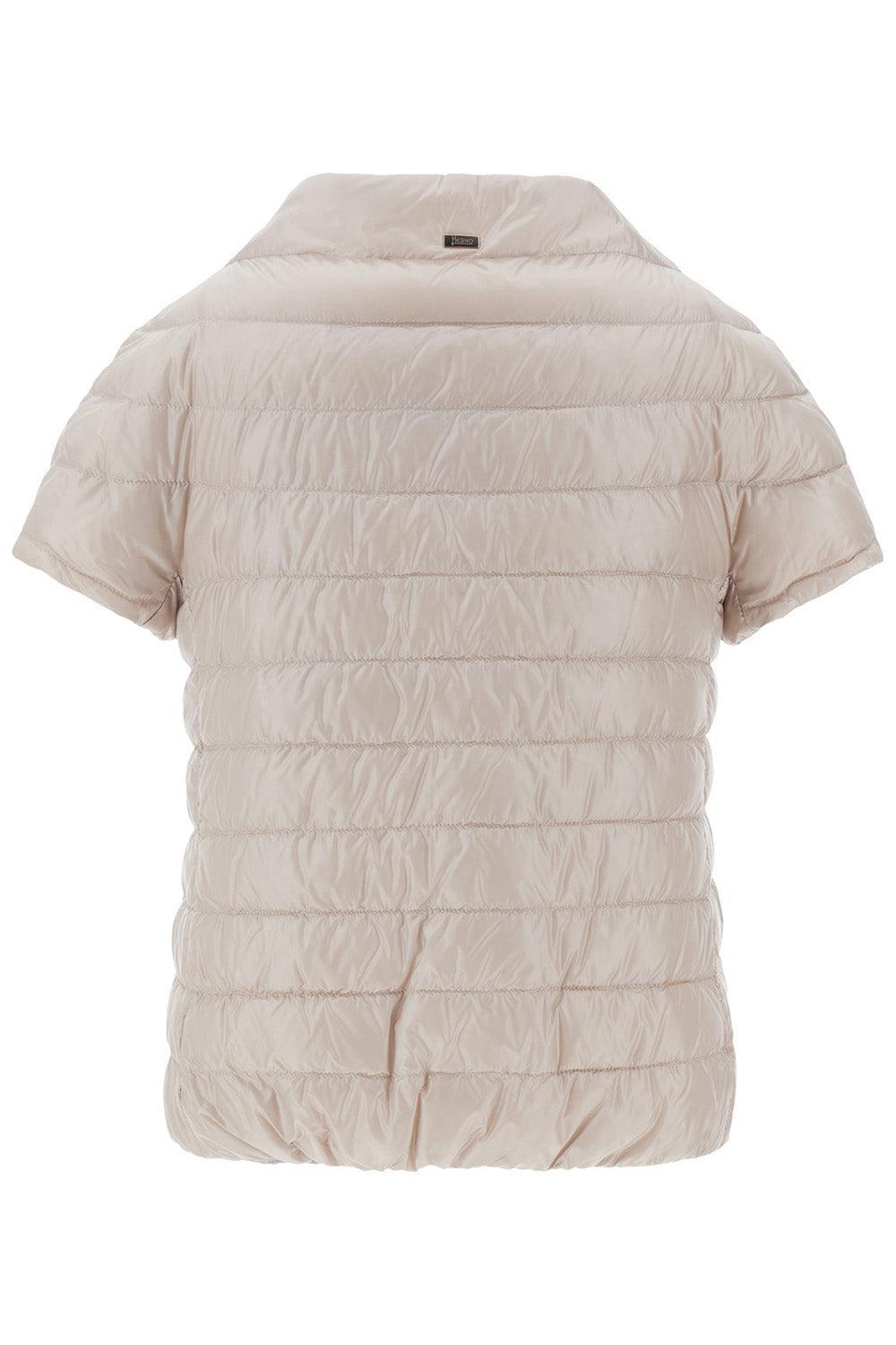 Iconico Emilia Cap Sleeve - Champagne-CHANTILLY-38-CLOTHINGJACKETCASUAL-HERNO