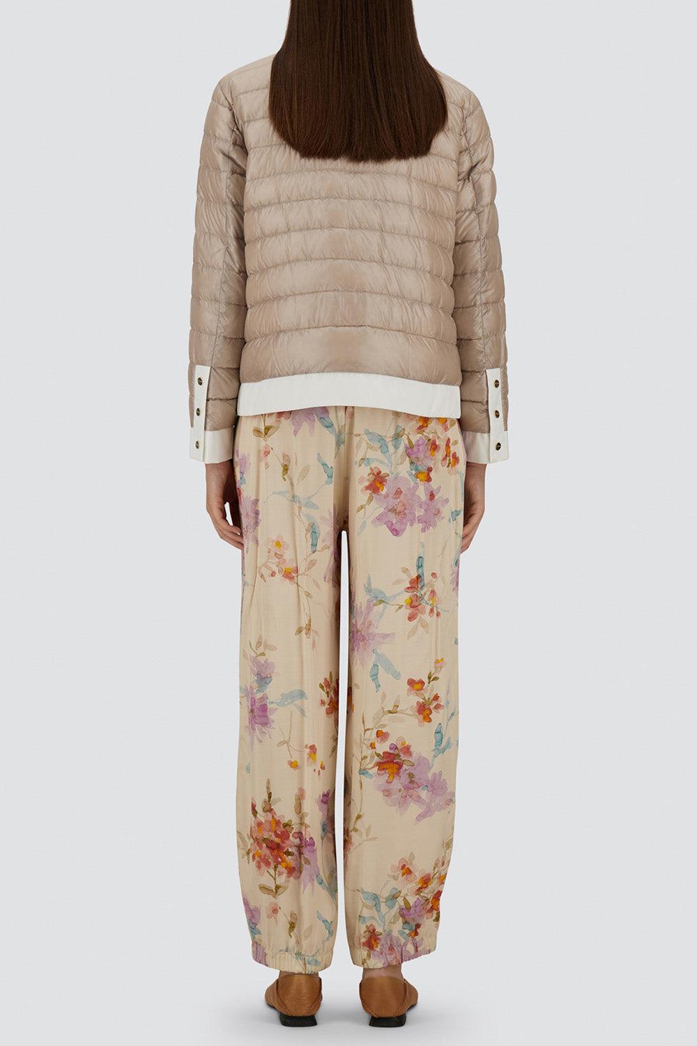 Short Trim Button Jacket-CREAM-36-CLOTHINGJACKETCASUAL-HERNO