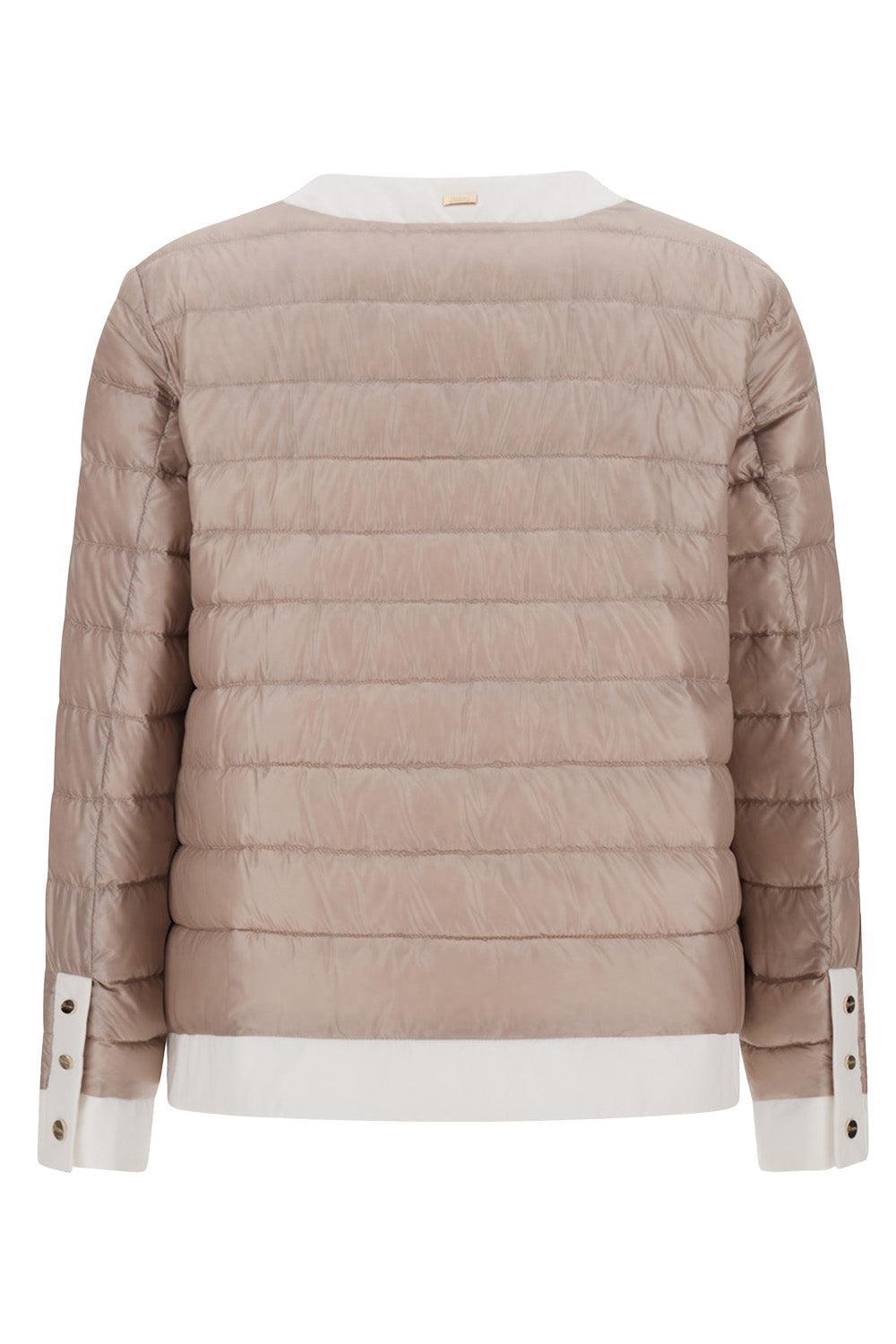 Short Trim Button Jacket-CREAM-36-CLOTHINGJACKETCASUAL-HERNO