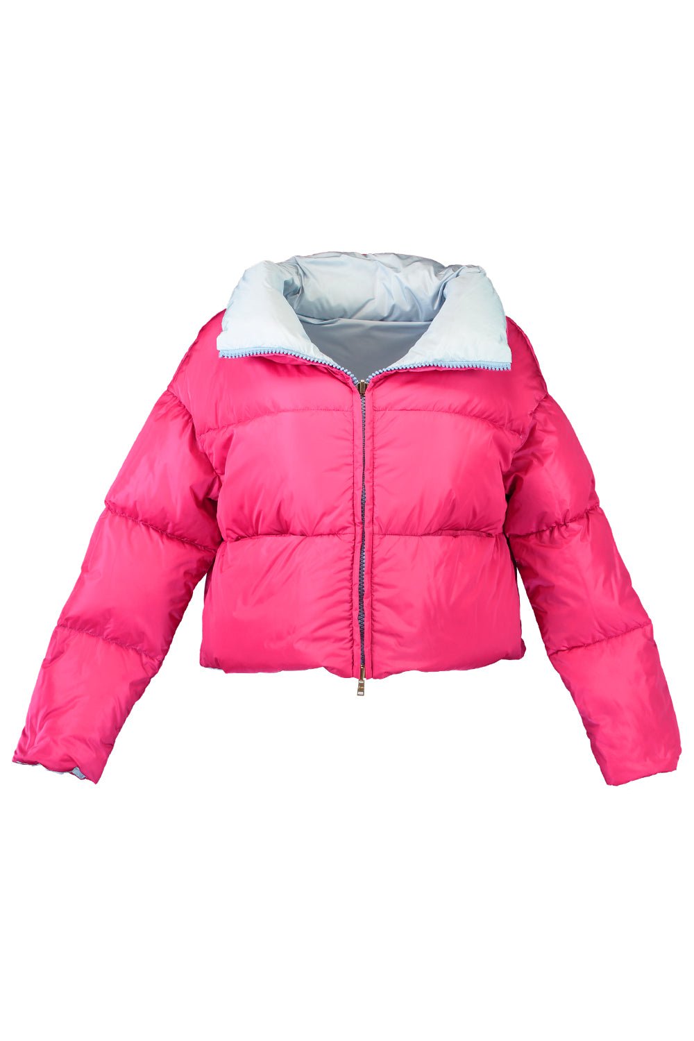 HERNO-Reversible Crop Jacket-