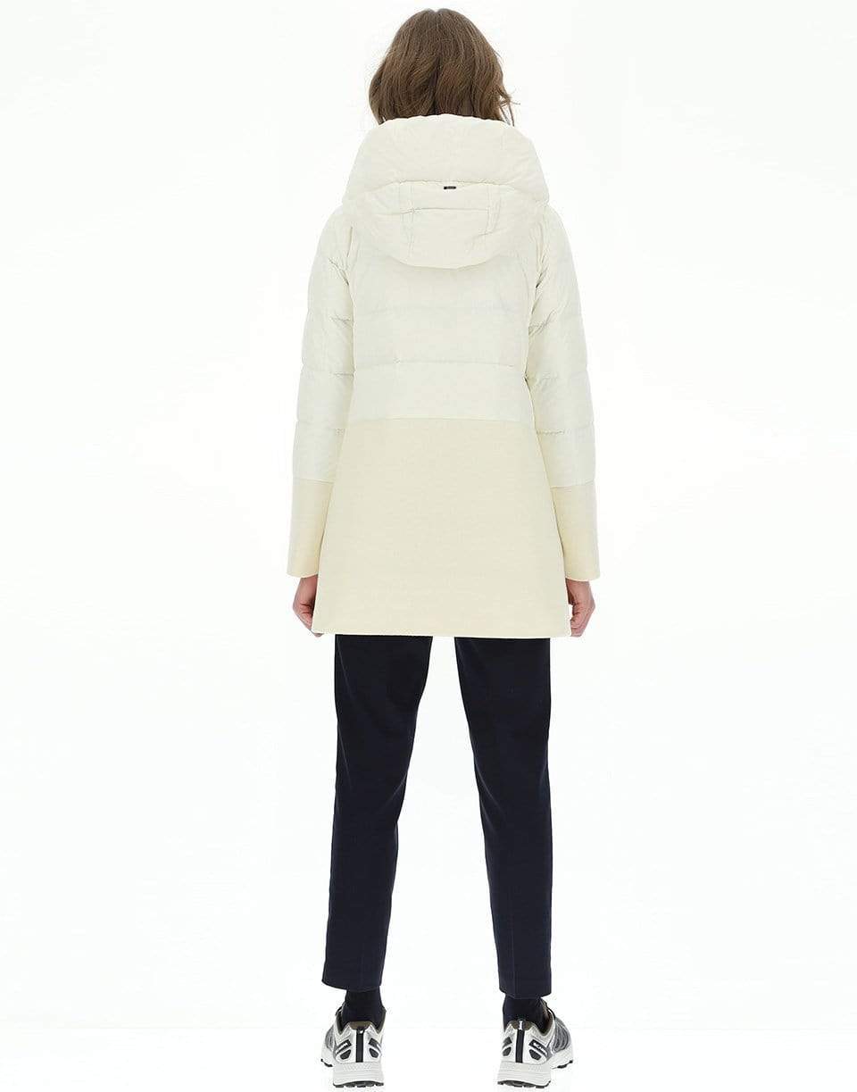 HERNO-Woven Half Coat-