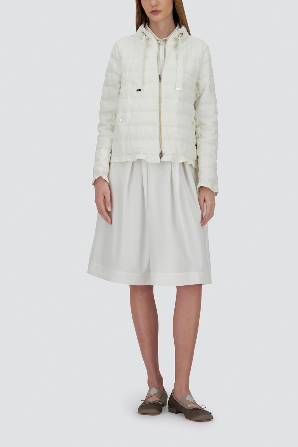 A-Shape Quilted Jacket-WHITE-38-CLOTHINGJACKETCASUAL-HERNO