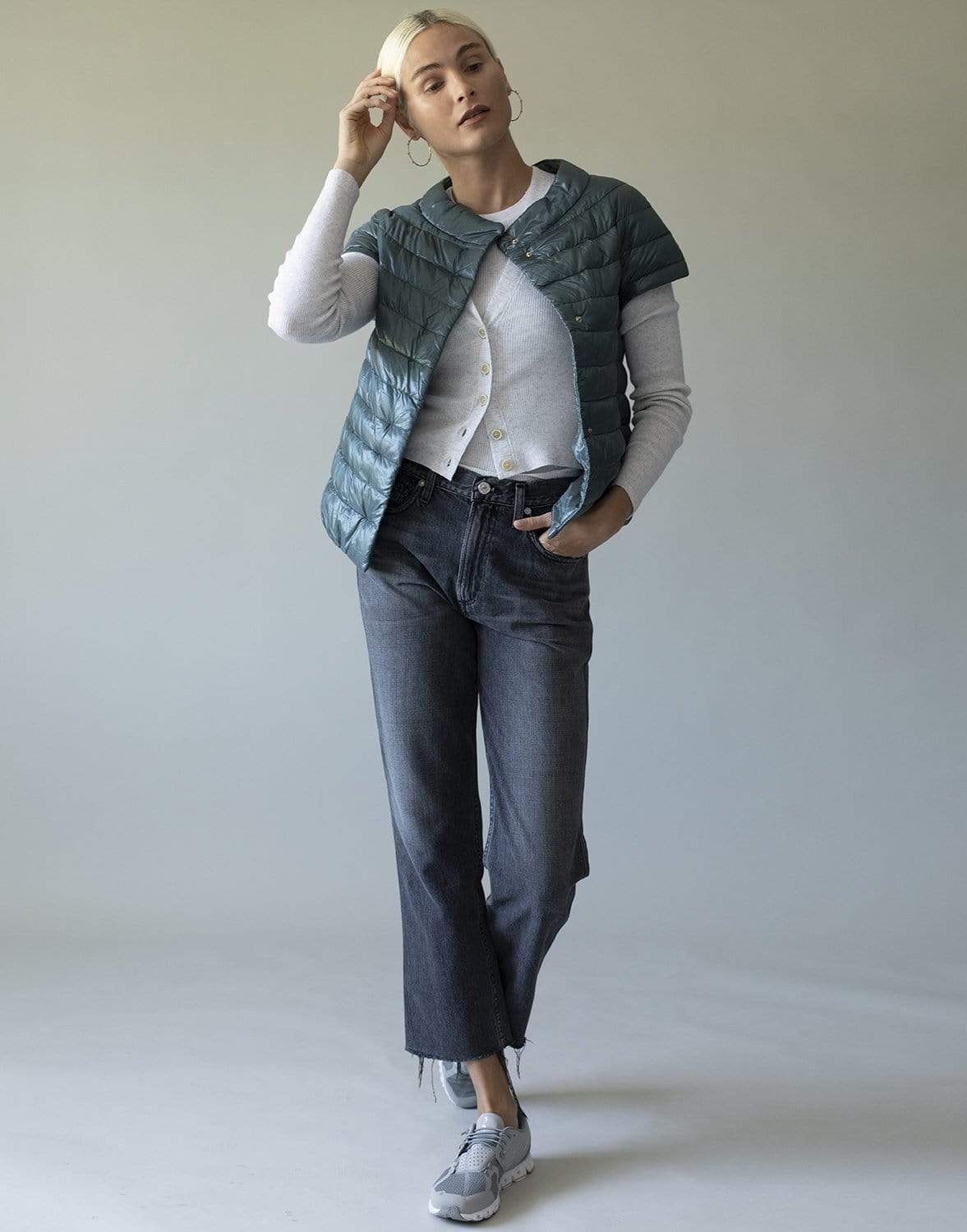 HERNO-Light Blue Emilia Ultra Light Iconico Jacket-