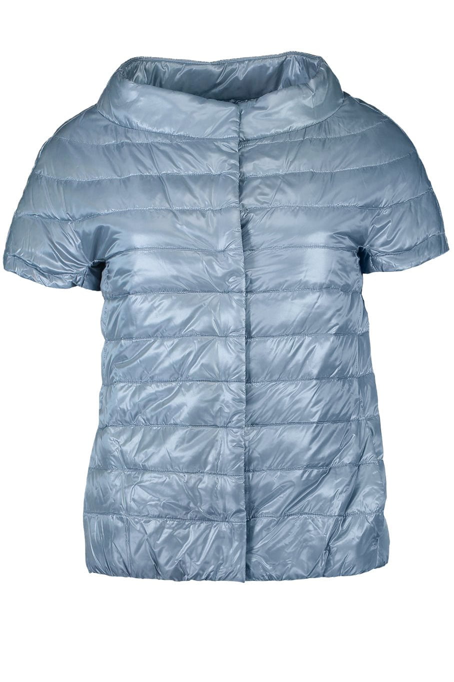 HERNO-Iconico Emilia Cap Sleeve Jacket - Cielo-