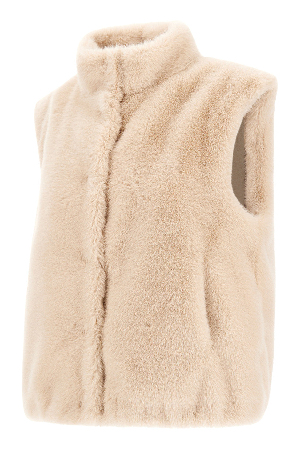Faux Beaver Fur Vest