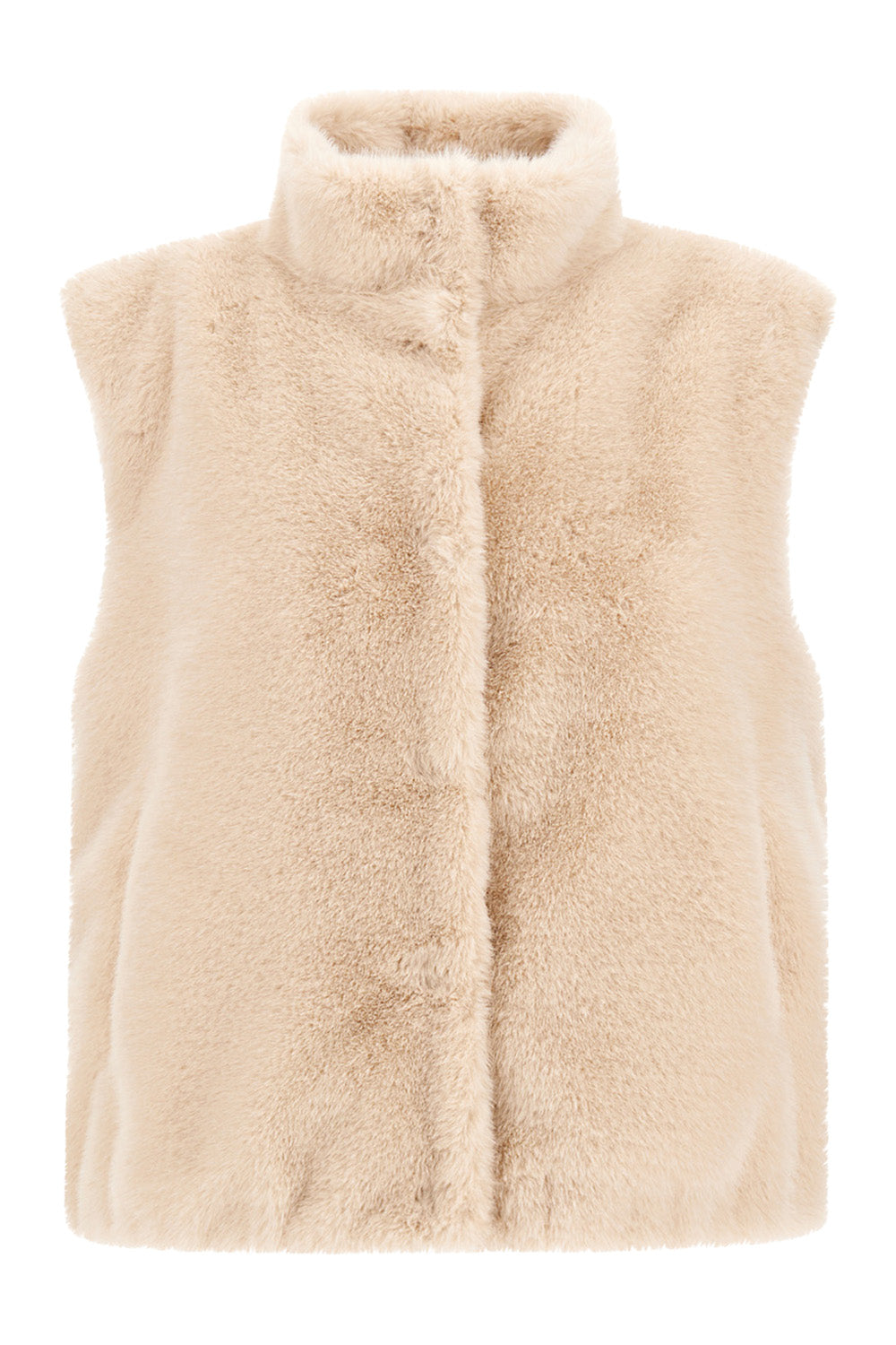 Faux Beaver Fur Vest