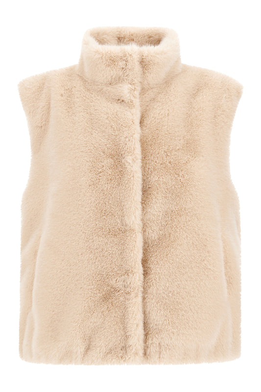 Faux Beaver Fur Vest