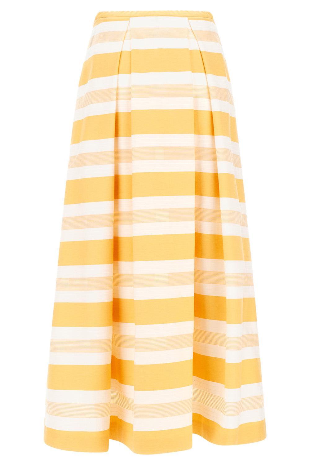 Stripe Full Skirt-STRIPE-38-CLOTHINGSKIRTMAXI-HERNO