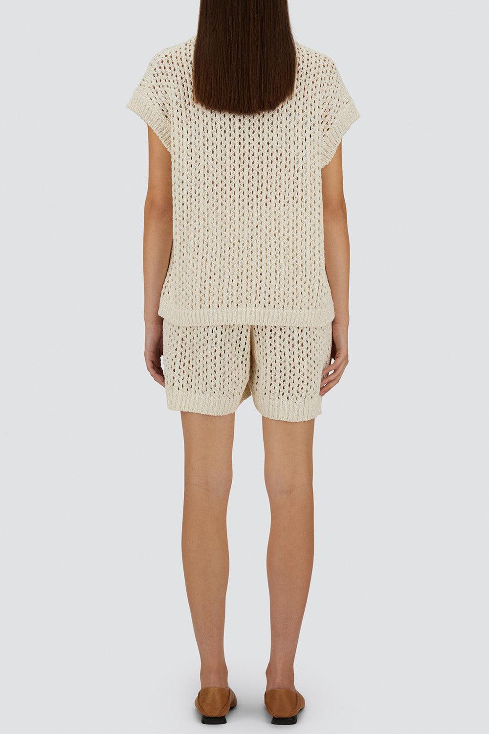 Sleeveless Lurex Knit Top-WHITE-XS-CLOTHINGTOPKNITS-HERNO
