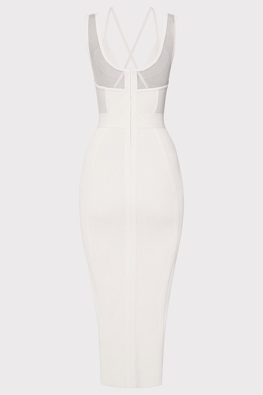 HERVE LEGER-Mesh Strap Dress-