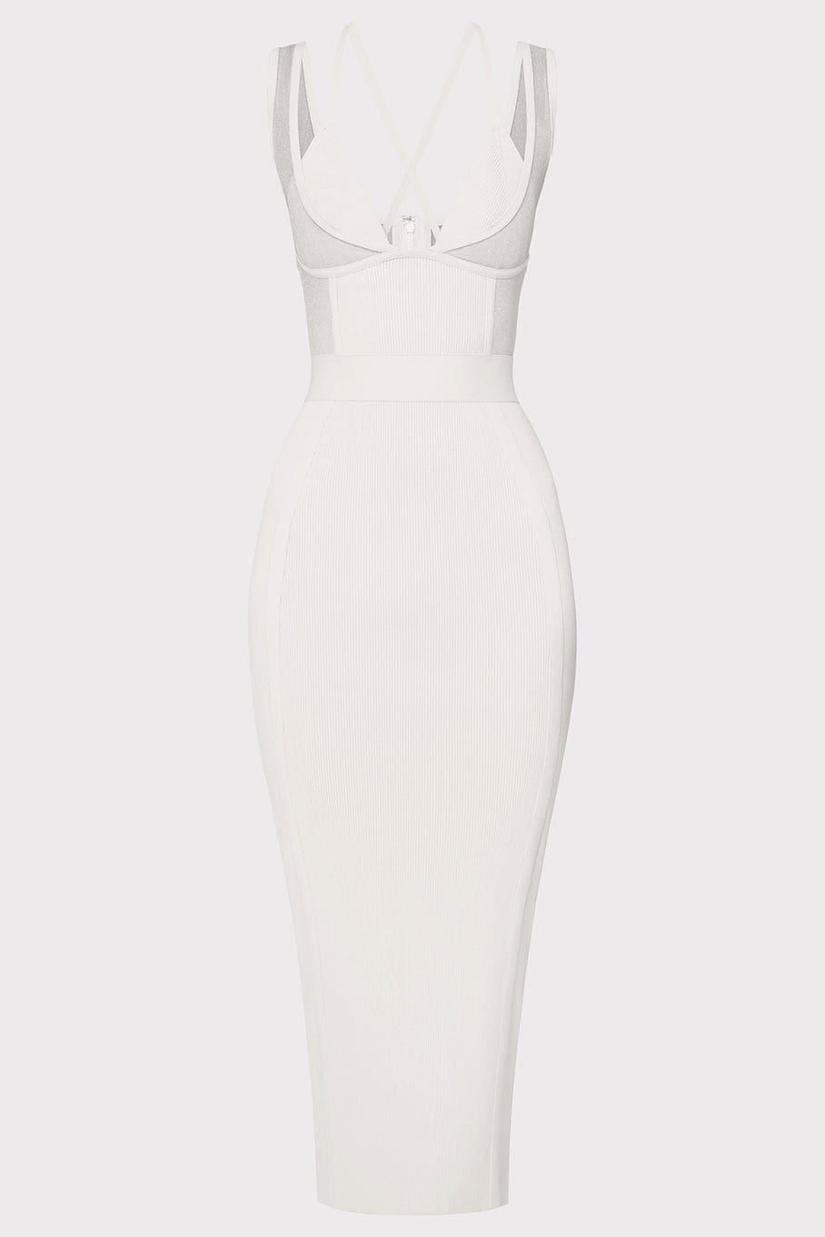 HERVE LEGER-Mesh Strap Dress-