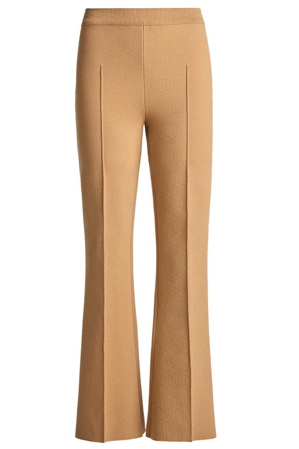 Geo Crop Kick Pant - Butterscotch