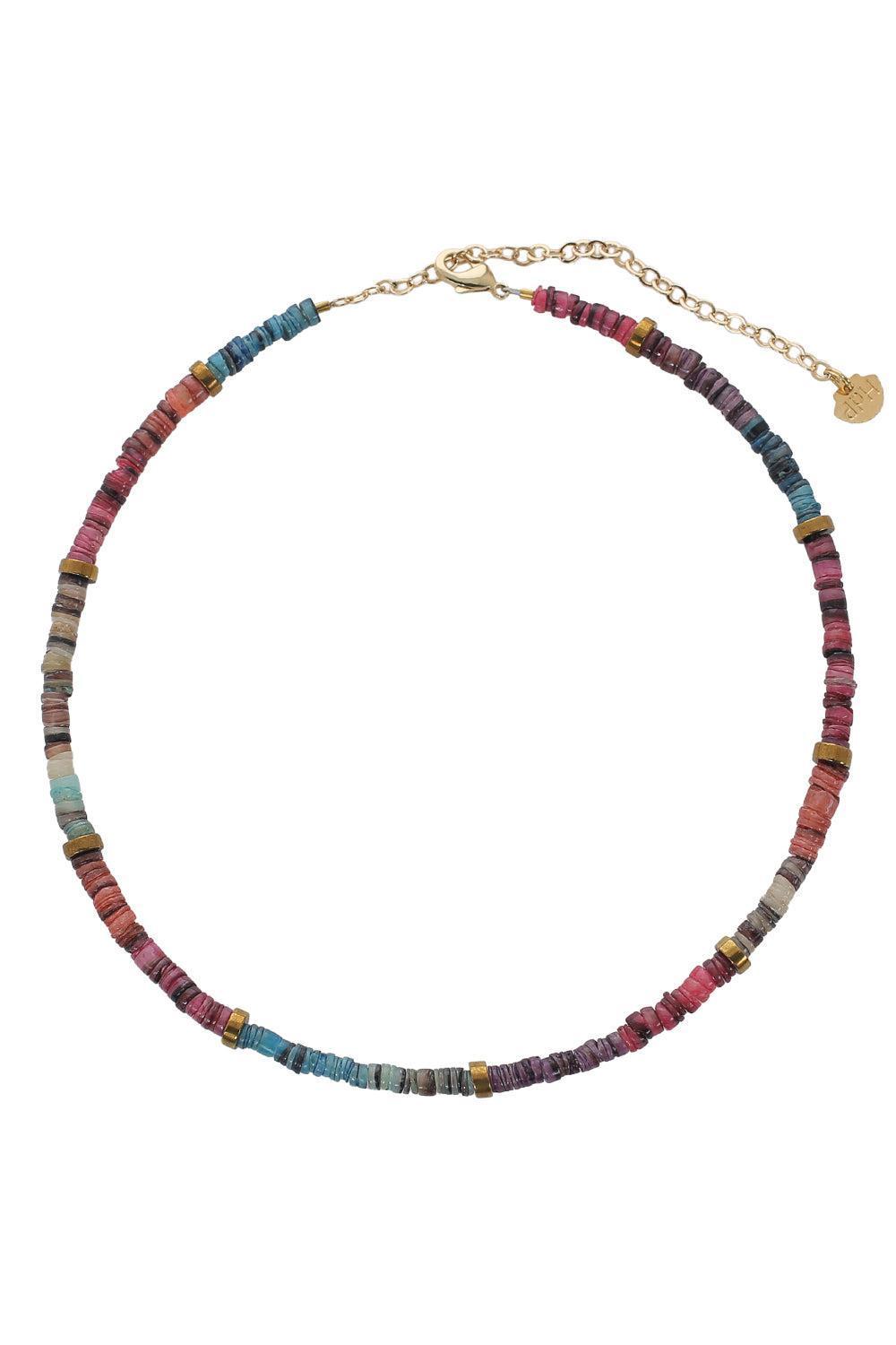 Multicolor Shell Necklace-MULTI-JEWELRYBOUTIQUENECKLACE O-HIJAS DE PUKA